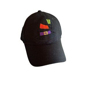 Black Witches Hat Halloween Novelty Hat Cap Adjustable